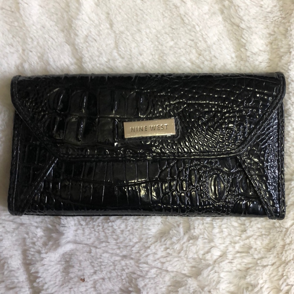 SALE! Nine West black leather wallet